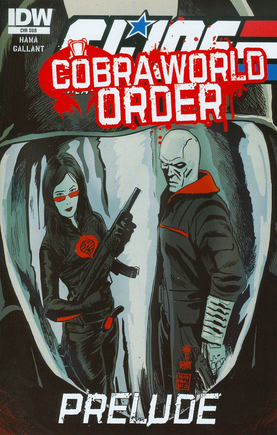 GI Joe A Real American Hero Cobra World Order Prelude Cover B Variant Francesco Francavilla Subscription Cover