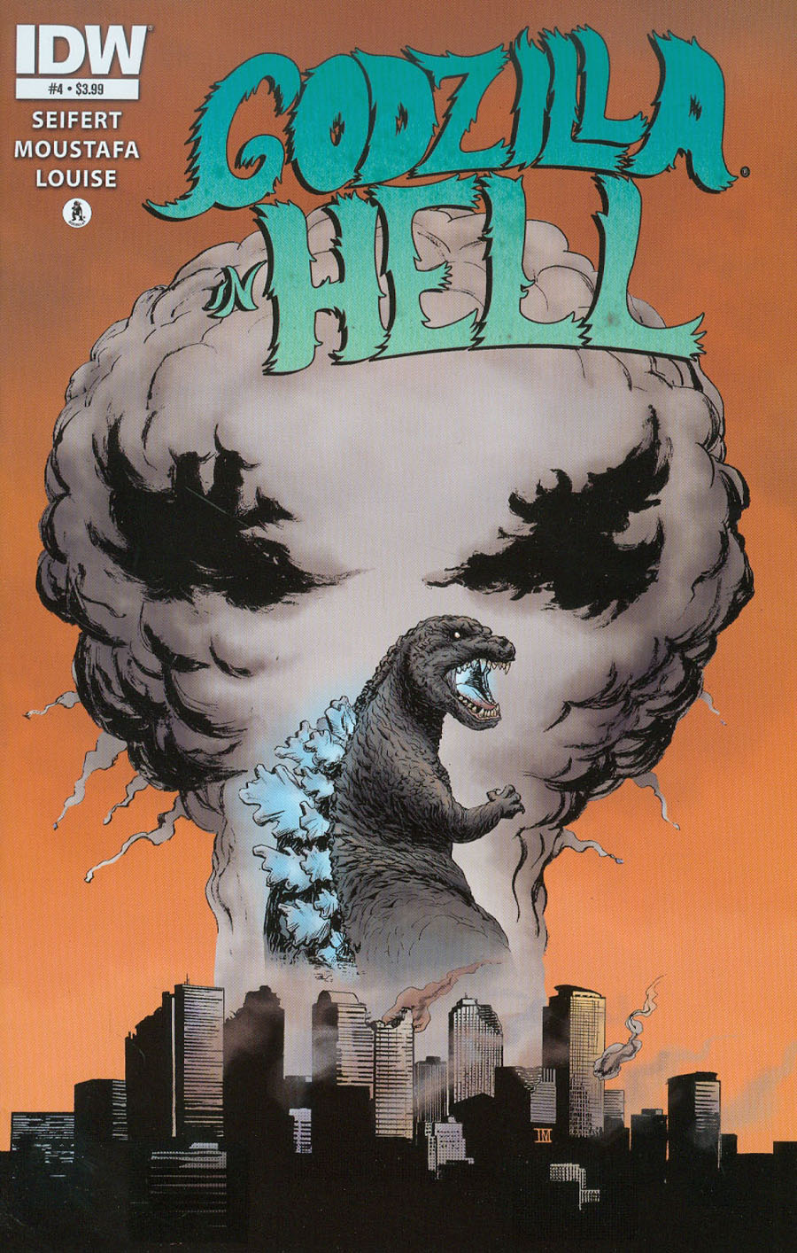 Godzilla In Hell #4 Cover A Regular Ibrahim Moustafa Cover