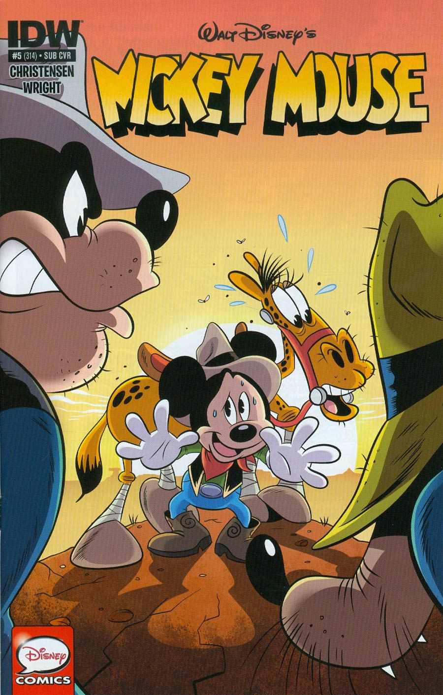 Mickey Mouse Vol 2 #5 Cover B Variant Derek Charm Subscription Cover