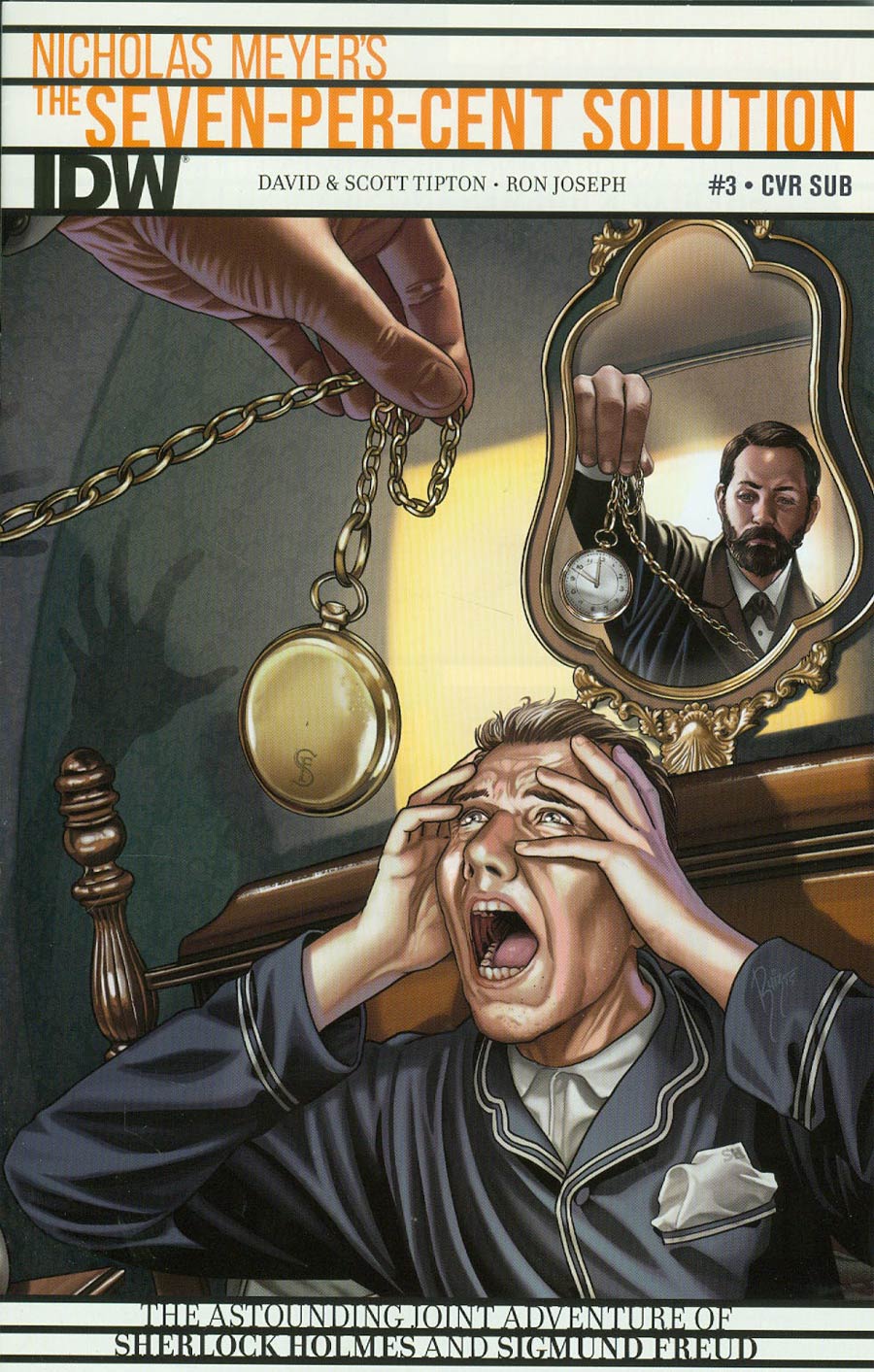 Sherlock Holmes Seven-Per-Cent Solution #3 Cover B Variant Juan Carlos Ruiz Subscription Cover