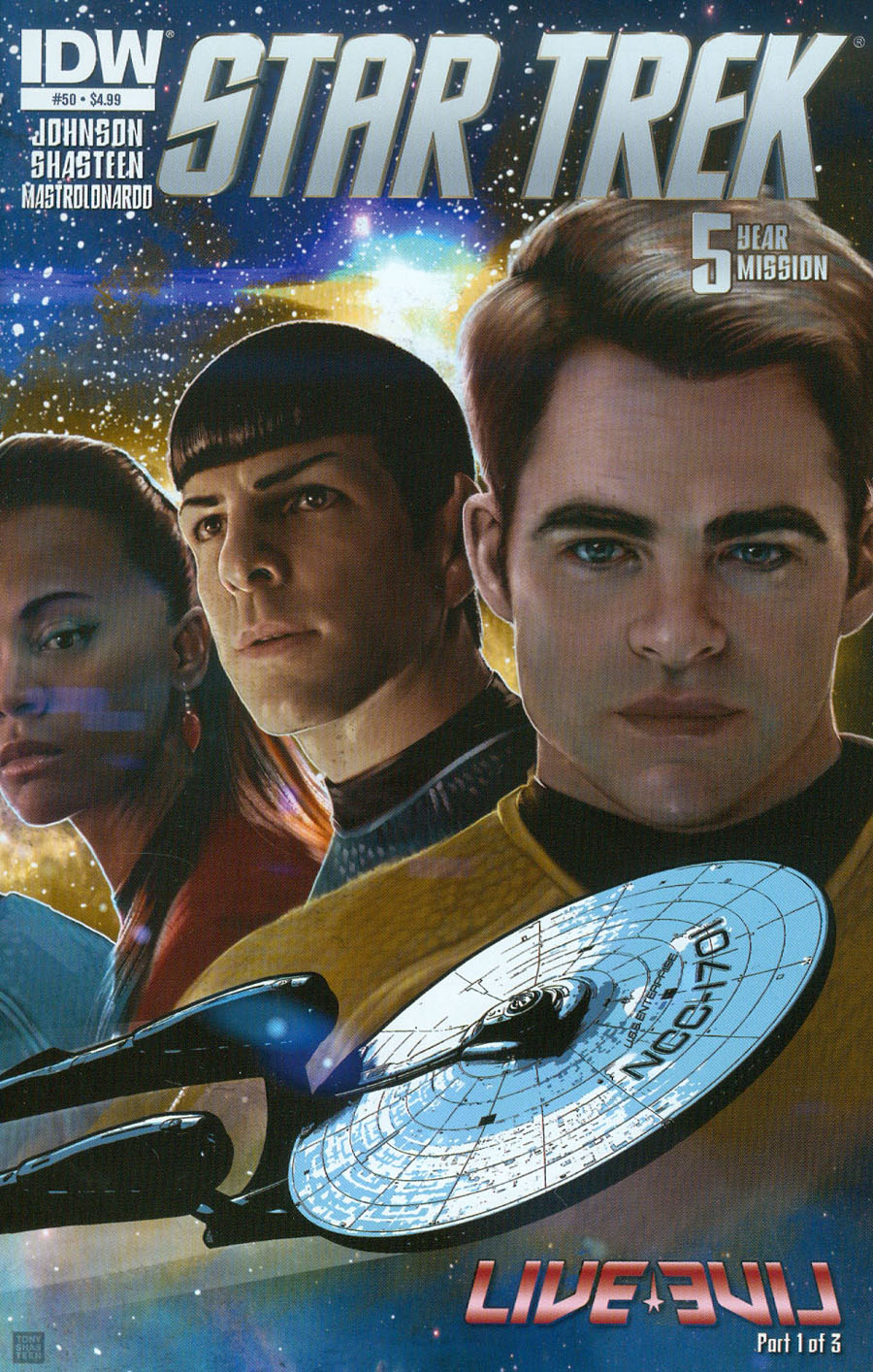 Star Trek (IDW) #50 Cover A Regular Tony Shasteen Cover