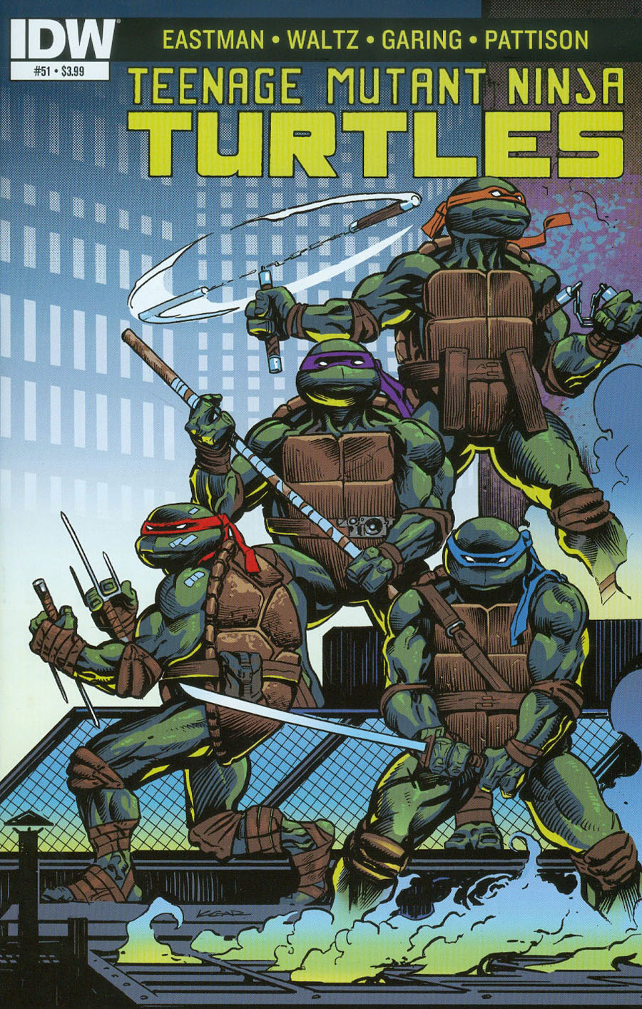 Teenage Mutant Ninja Turtles Vol 5 #51 Cover A Regular Ken Garing Cover
