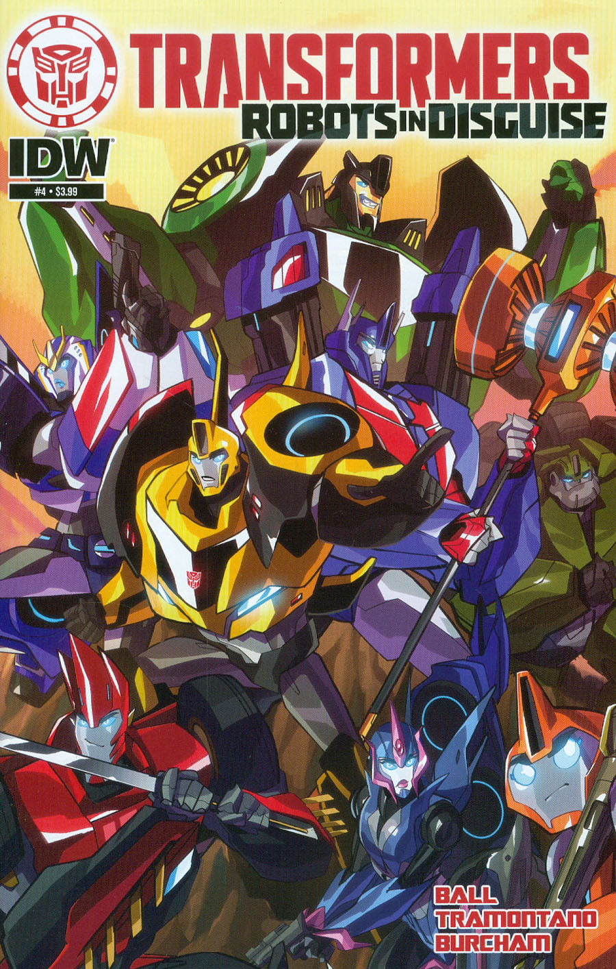 Transformers Robots In Disguise Animated #4 Cover A Regular Priscilla Tramontano Cover