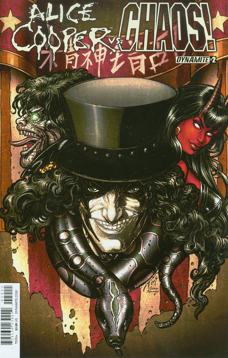 Alice Cooper vs Chaos #2 Cover A Regular Joyce Chin Cover