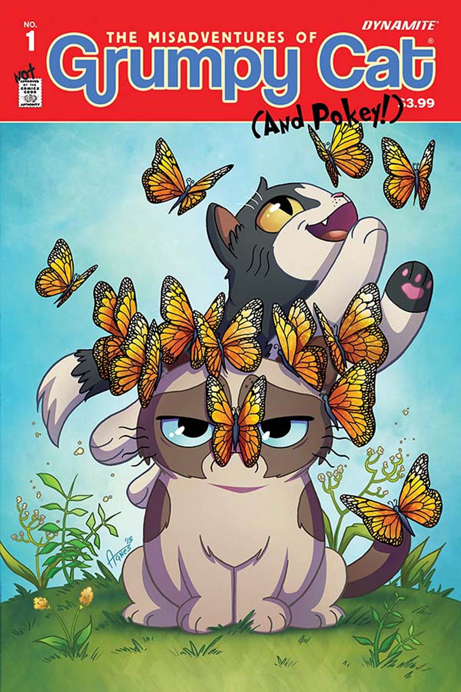 Grumpy Cat #1 Cover E Variant Agnes Garbowska Cover
