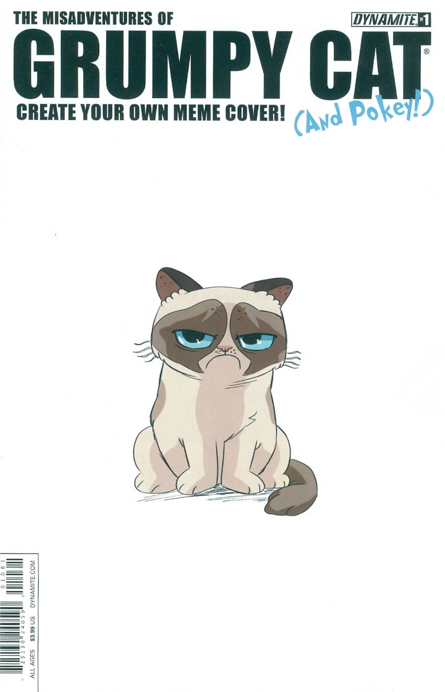 Grumpy Cat #1 Cover G Variant Create Your Own Meme Cover