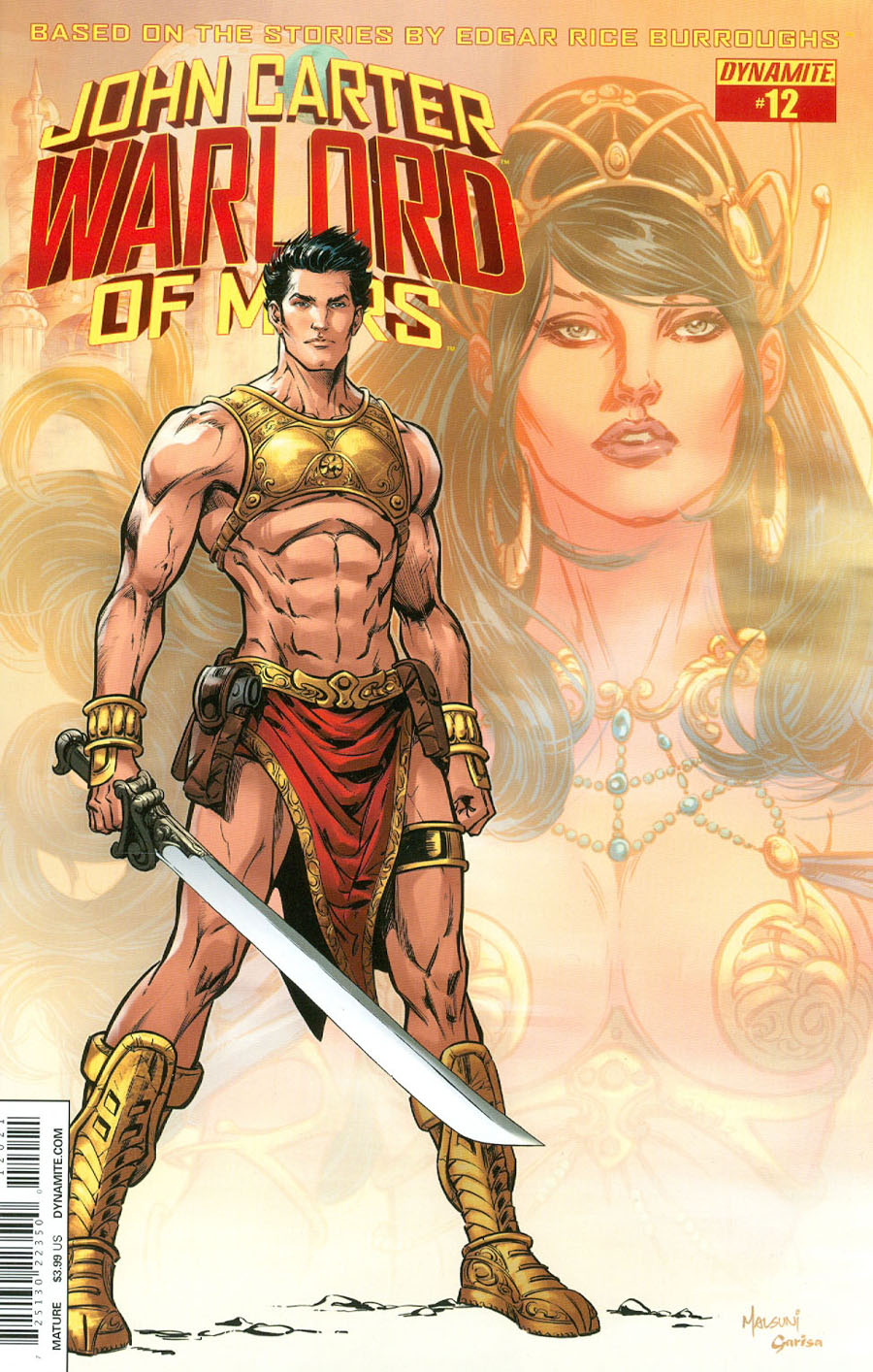 John Carter Warlord Of Mars Vol 2 #12 Cover B Variant Abhishek Malsuni Cover