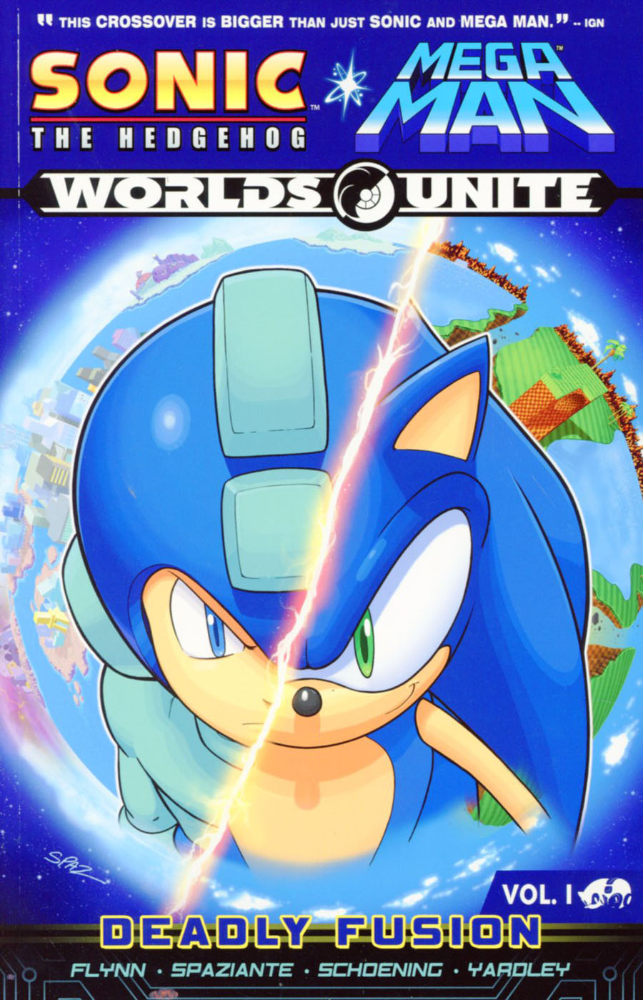 Sonic Mega Man Worlds Unite Vol 1 Deadly Fusion TP