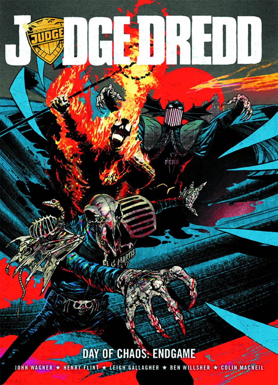 Judge Dredd Day Of Chaos Endgame TP Simon & Schuster Edition