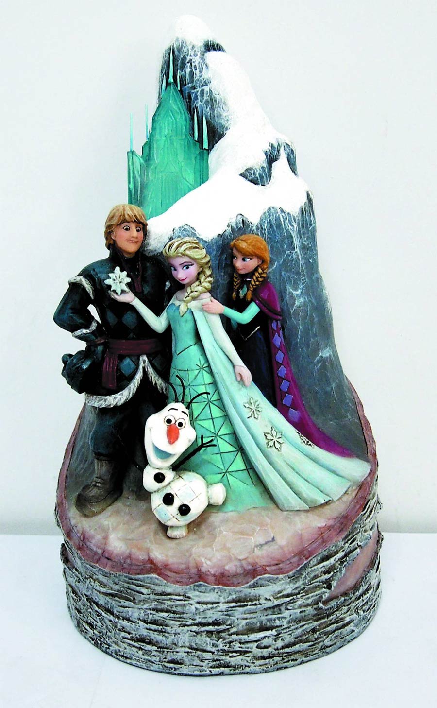 Disney Traditions Frozen Carved By Heart Figurine