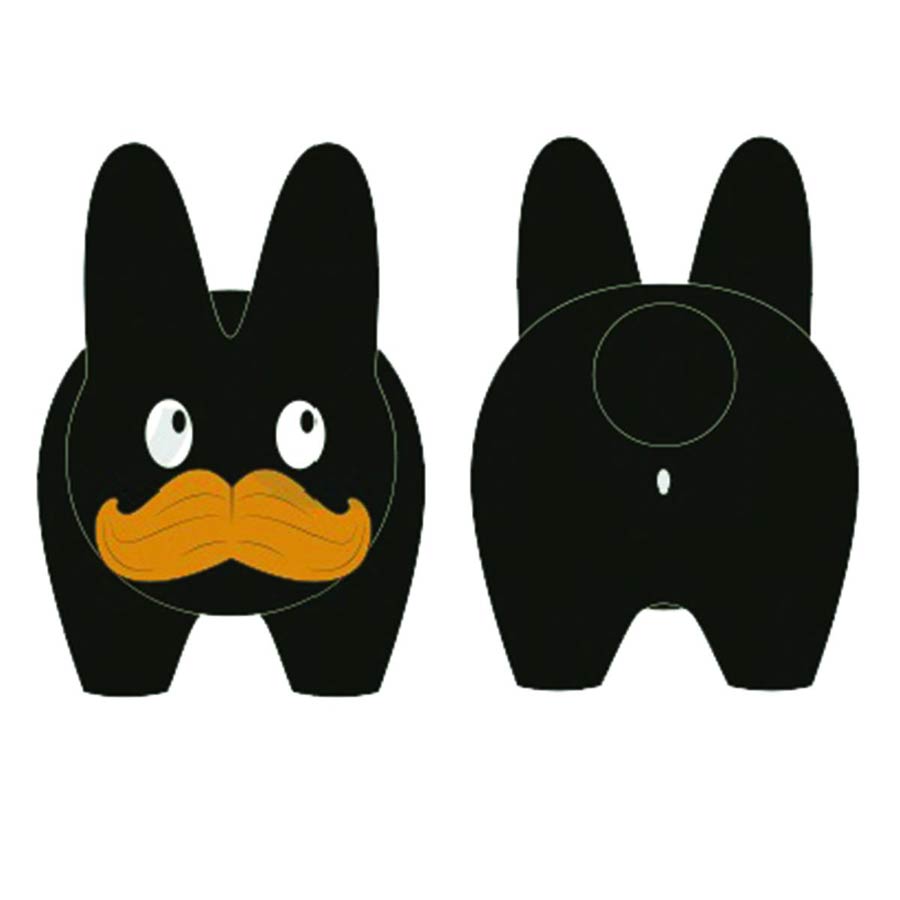Labbit Classic 10-Inch Vinyl Figure - Bon Vivant Black
