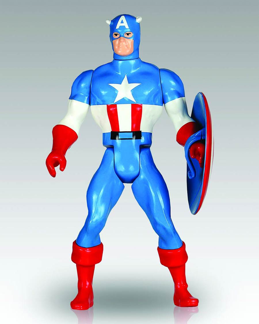 Marvel Secret Wars Captain America Jumbo Action Figure