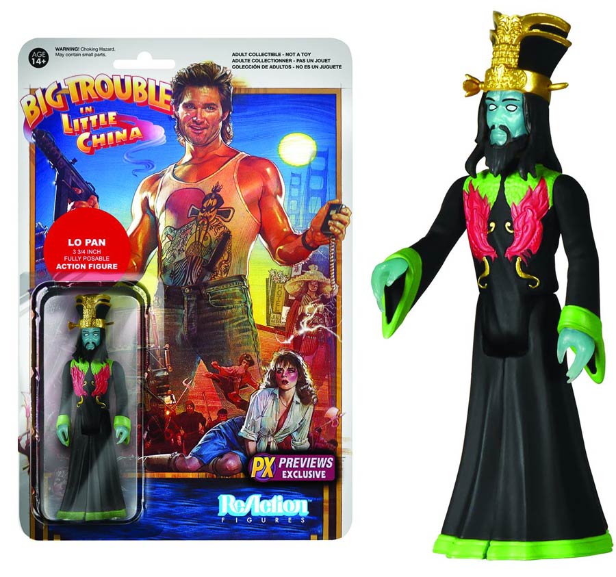 ReAction Big Trouble In Little China Ghost Lo Pan Previews Exclusive 4-Inch Action Figure