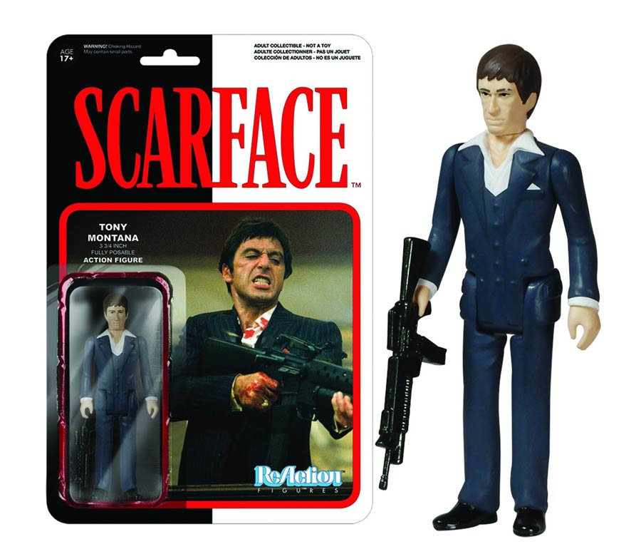 ReAction Scarface Tony Montana 4-Inch Action Figure