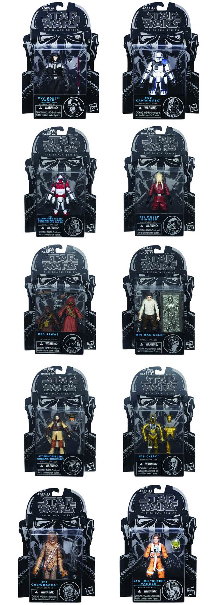 Star Wars Black Series 3.75-Inch Action Figure Assortment Case 201502