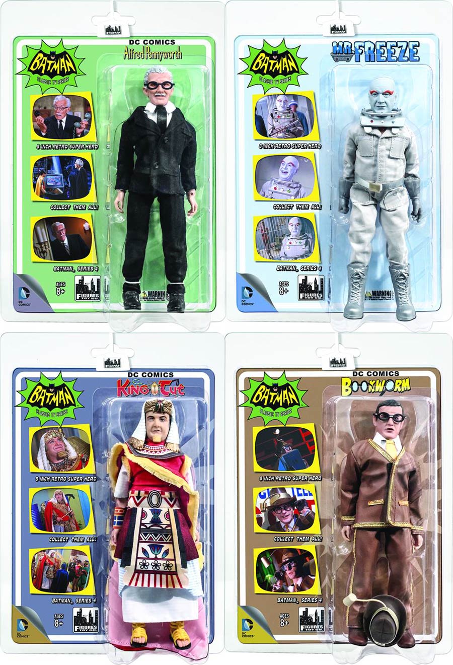 Batman Retro 1966 TV Series Series 4 Action Figure Assortment Case