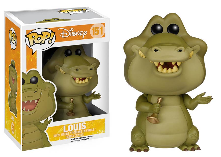 POP Disney 151 Princess And The Frog Louis The Alligator Vinyl Figure