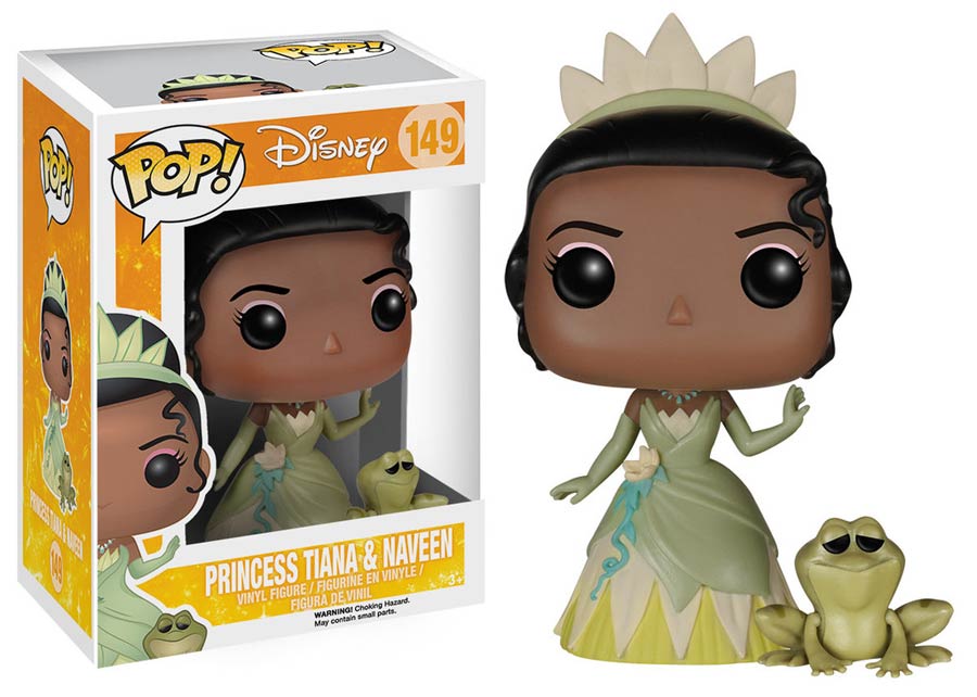 POP Disney 149 Princess And The Frog Princess Tiana And Naveen Vinyl Figures
