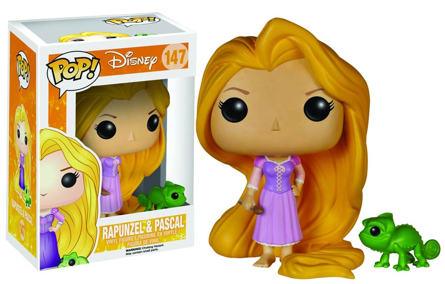 POP Disney 147 Tangled Rapunzel And Pascal Vinyl Figure