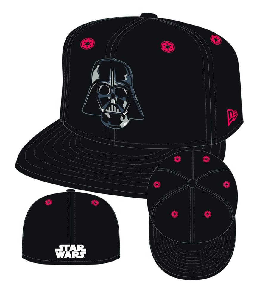 Star Wars Darth Vader 5950 Stargazer Fitted Cap Size 7 1/8