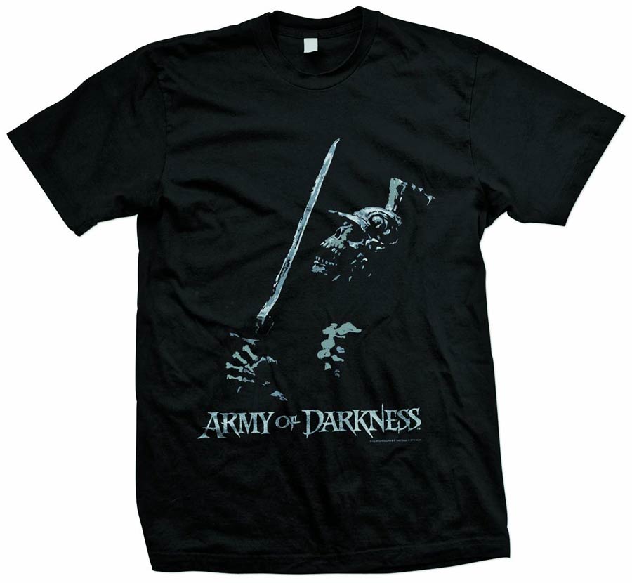Army Of Darkness Skeleton Soldier T-Shirt Large