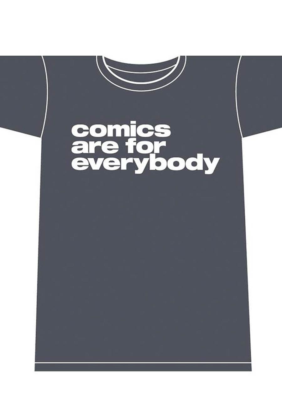 Comics Are For Everybody Mens T-Shirt Large