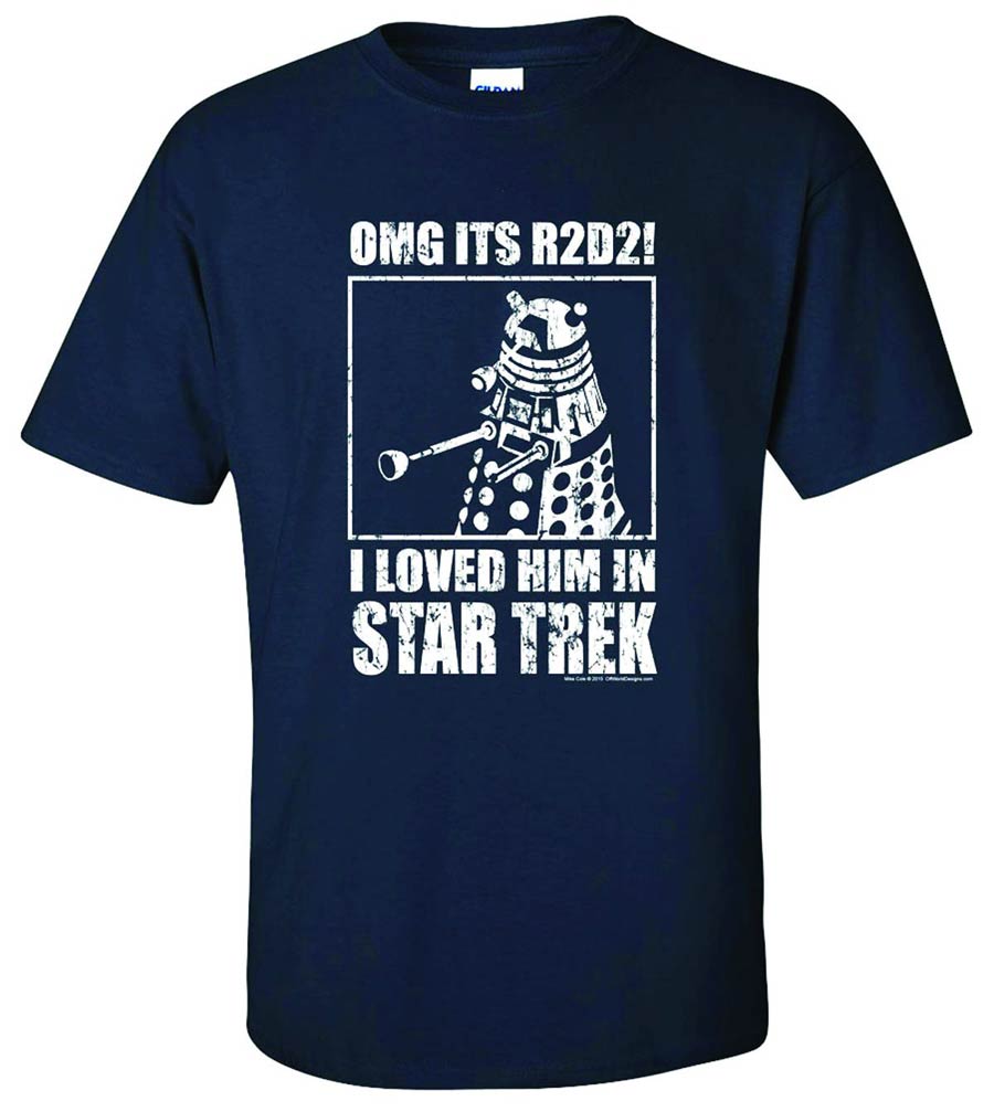 I Loved Him In Star Wars Navy T-Shirt Large