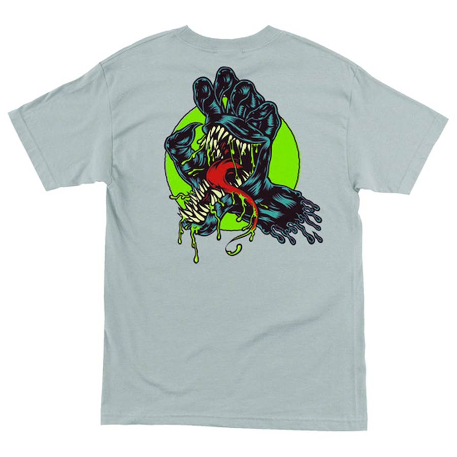 Marvel x Santa Cruz Venom Hand Silver T-Shirt Large