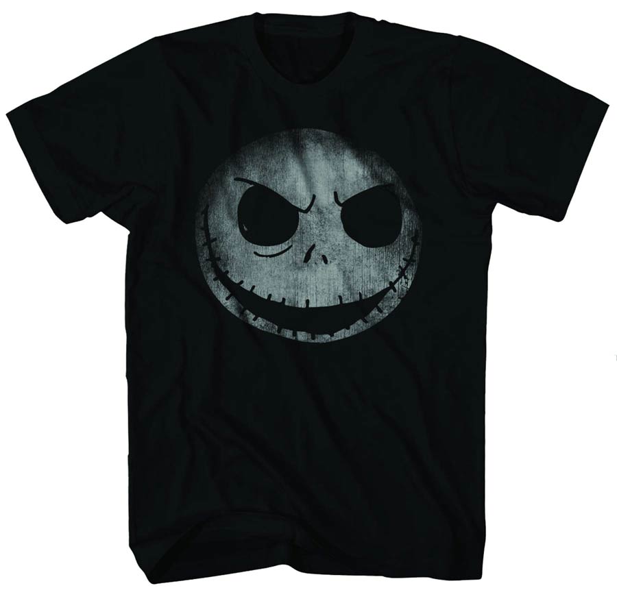 Nightmare Before Christmas Marshmallow Black T-Shirt Large