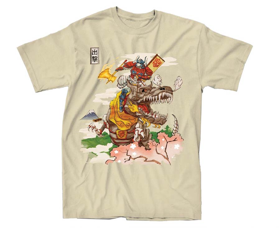 Transformers Ukiyo-E Cream T-Shirt Large