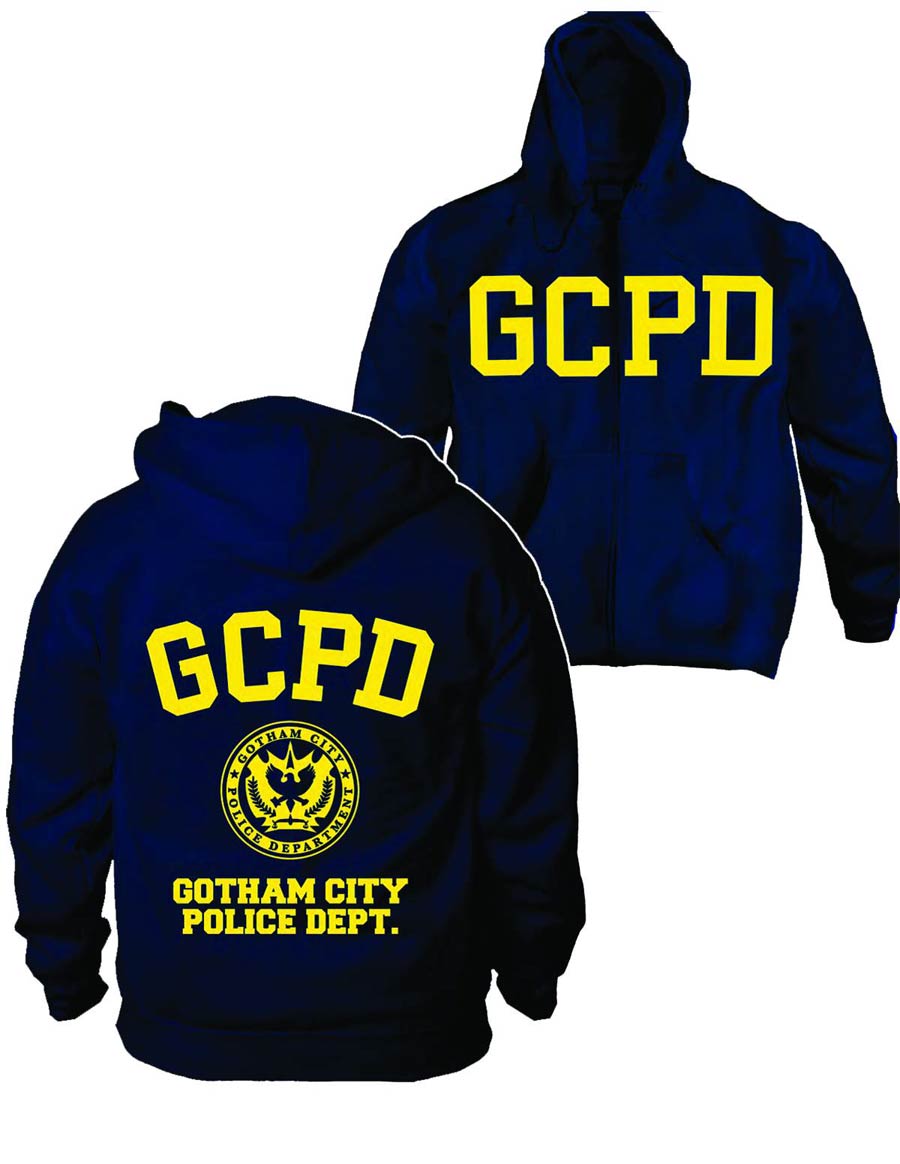Gotham City Police Department Cadet Previews Exclusive Zip Hoodie X-Large