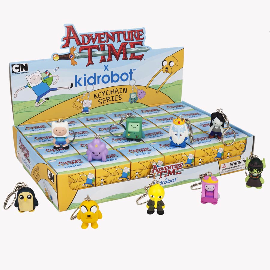 Adventure Time Keychain Blind Mystery Box 24-Piece Display