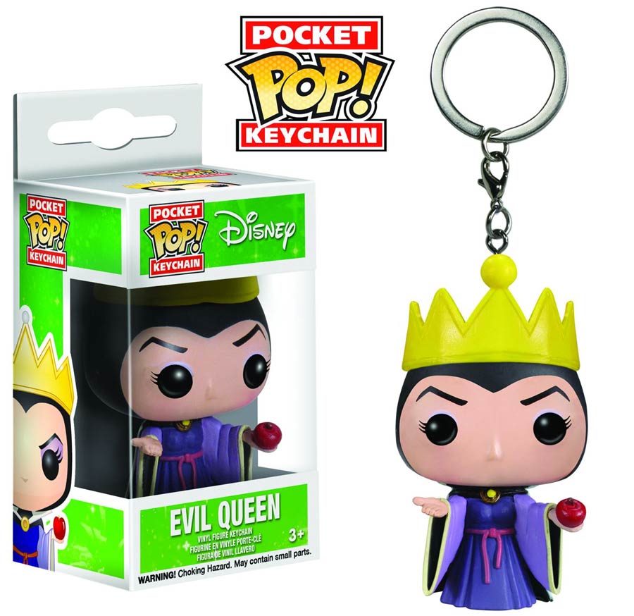 POP Disney Evil Queen Vinyl Figure Pocket Keychain