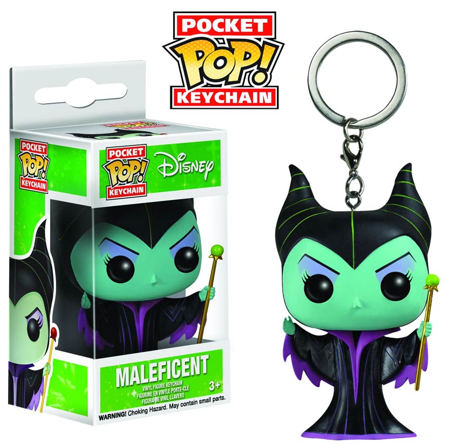POP Disney Maleficent Classic Vinyl Figure Pocket Keychain