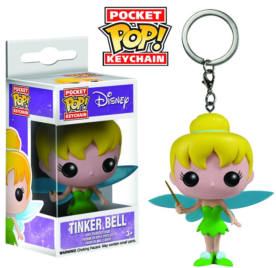 POP Disney Tinker Bell Vinyl Figure Pocket Keychain