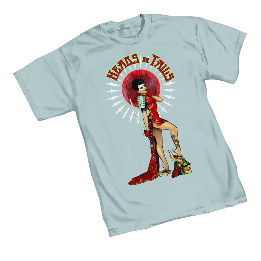 Bombshell Katana By Ant Lucia Womens T-Shirt Large