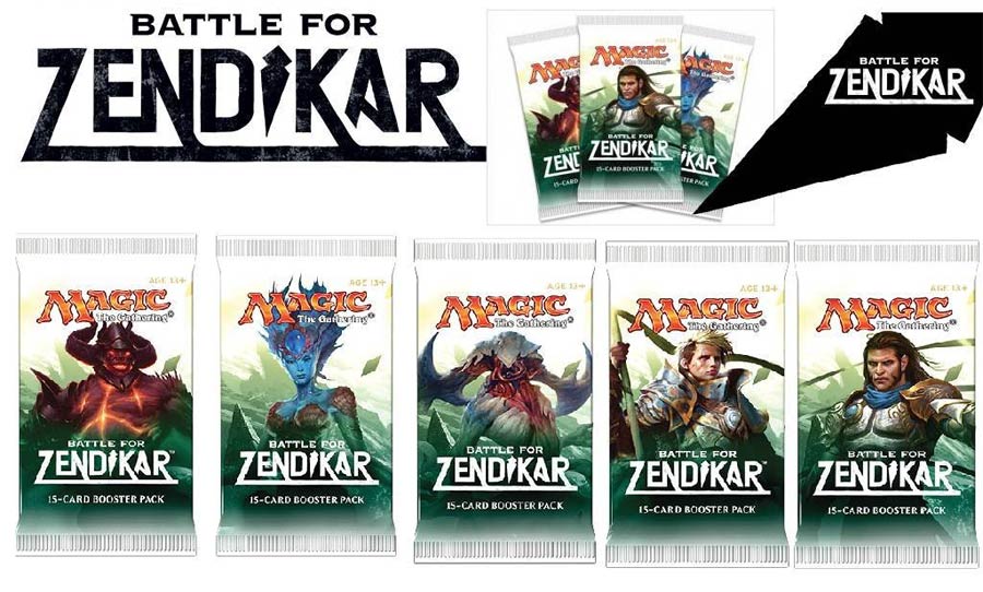 Magic The Gathering Battle For Zendikar Event Deck Display Of 6