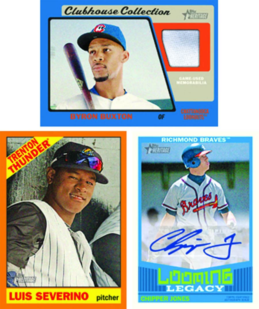 Topps 2015 Heritage Minor League Baseball Trading Cards Box