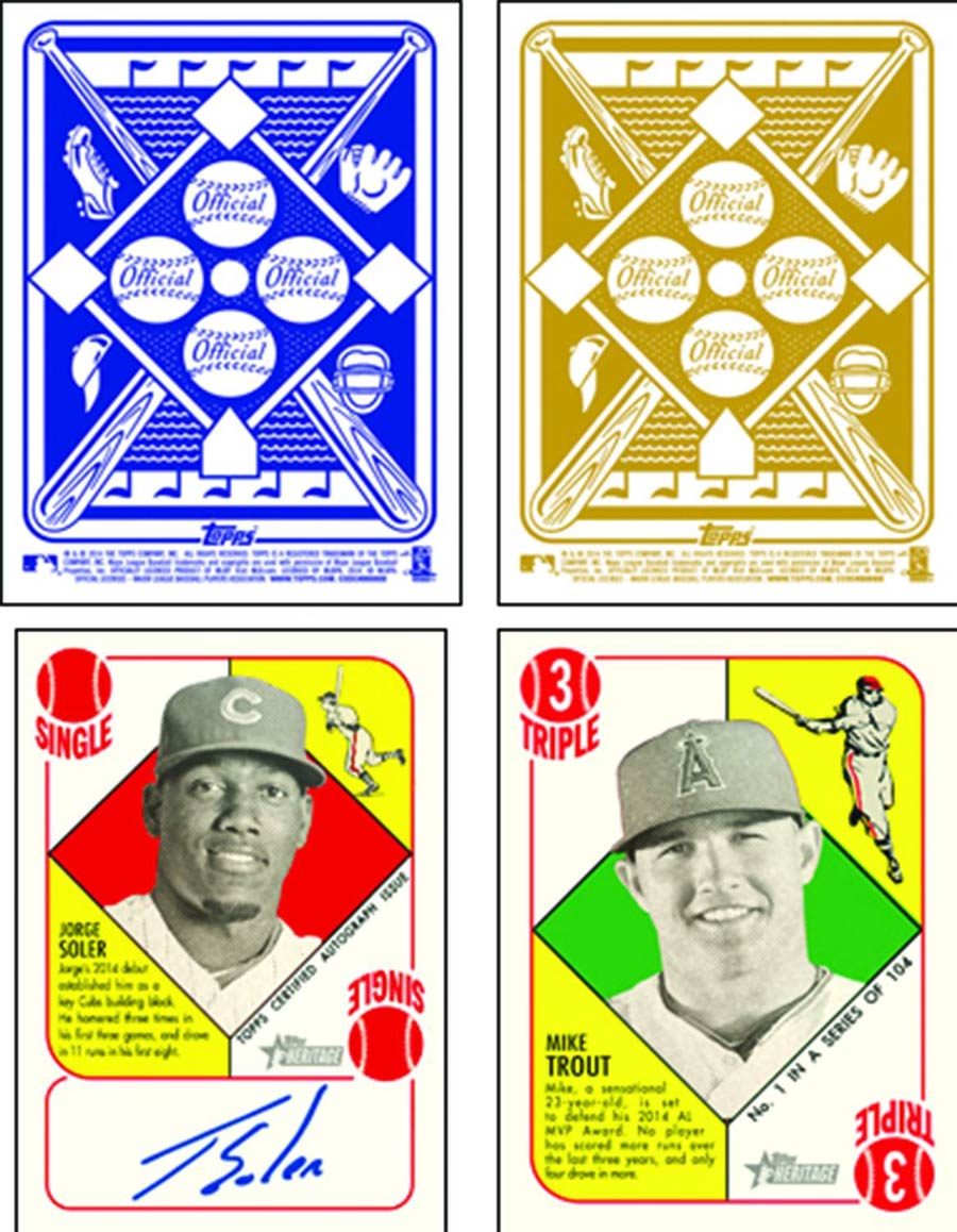 Topps 2015 Heritage Baseball 1951 Edition Trading Card Set