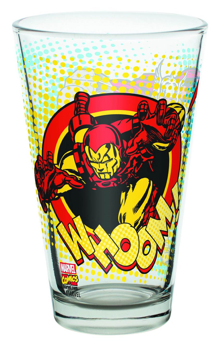 Marvel Heroes 10-Ounce Juice Glass - Iron Man And Thor