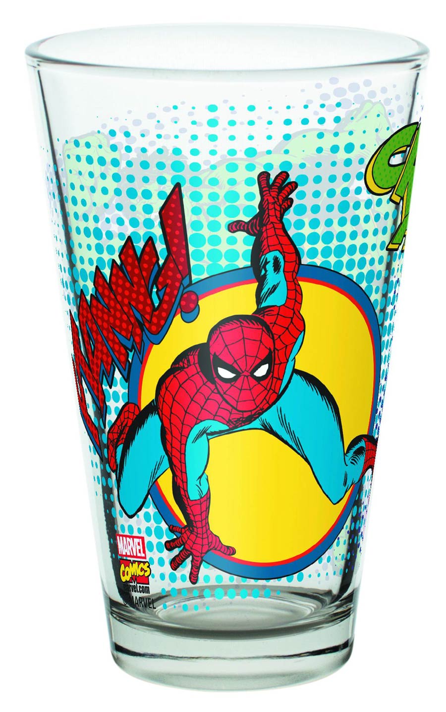 Marvel Heroes 10-Ounce Juice Glass - Spider-Man And Hulk