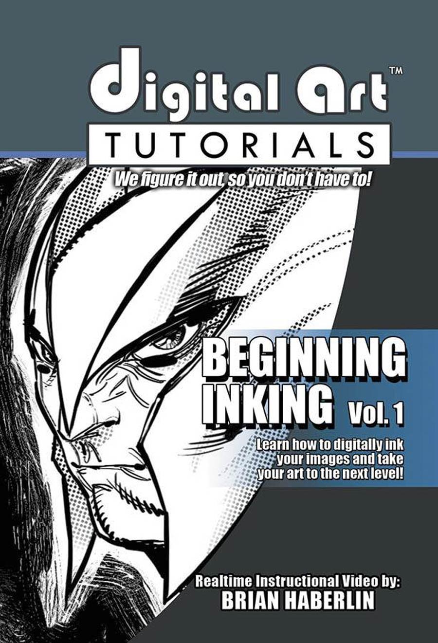 Digital Art Tutorials Beginning Inking Vol 1 CD-ROM