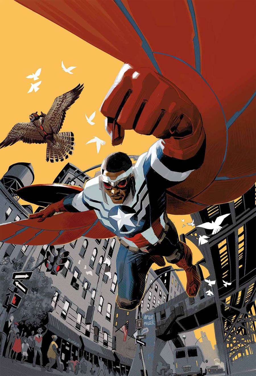 Captain America Sam Wilson #1 By Daniel Acuna Poster