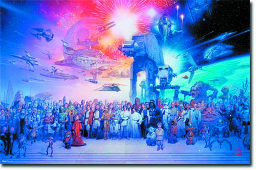 Star Wars Star Wars Galaxy 24x36 Poster