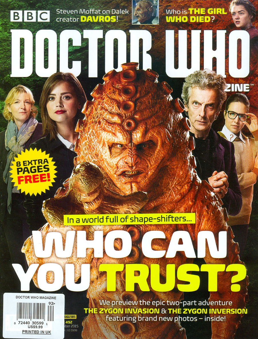 Doctor Who Magazine #492 Dec 2015