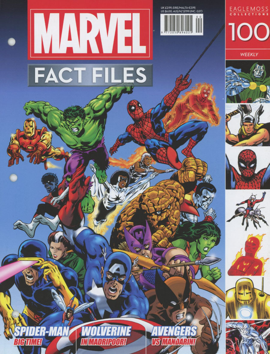 Marvel Fact Files #100 Superheroes