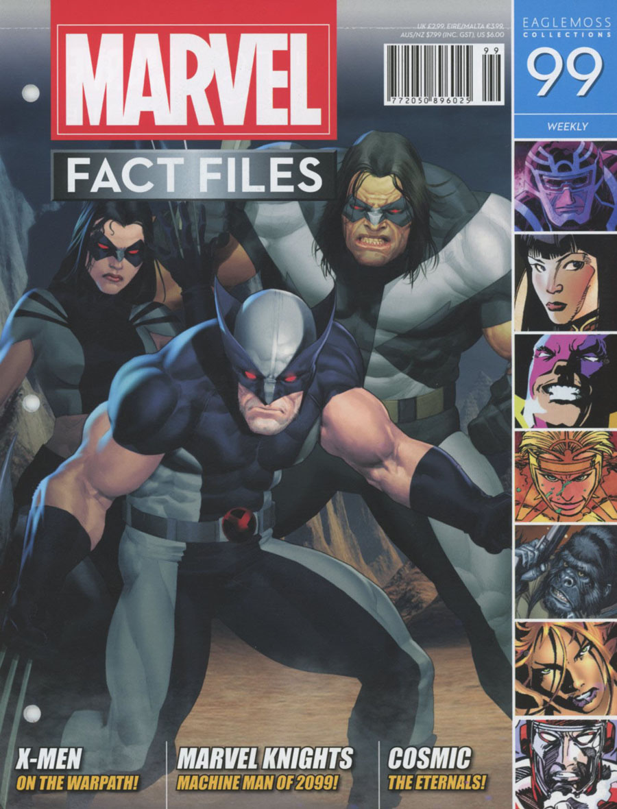 Marvel Fact Files #99 Warpath