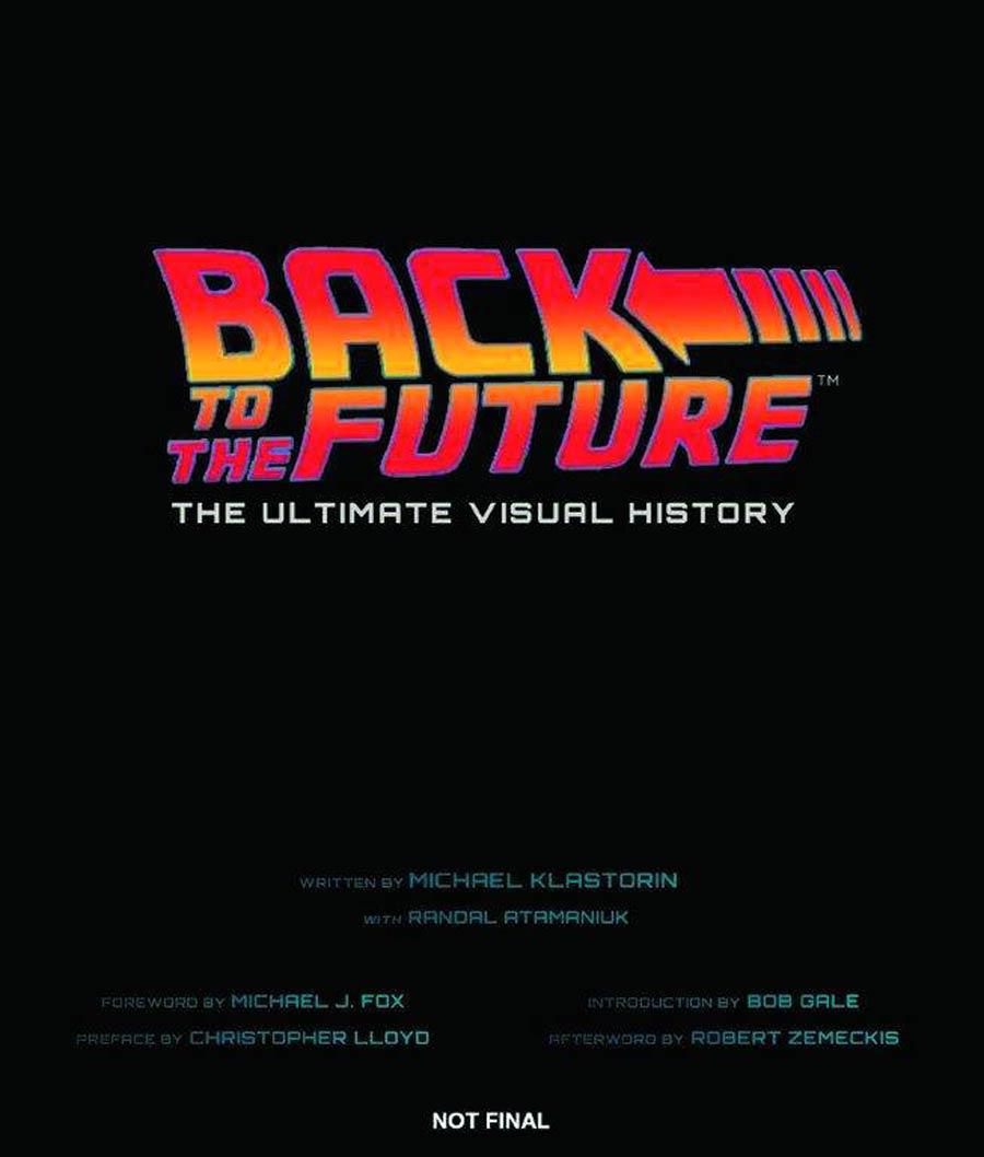 Back To The Future Ultimate Visual History HC