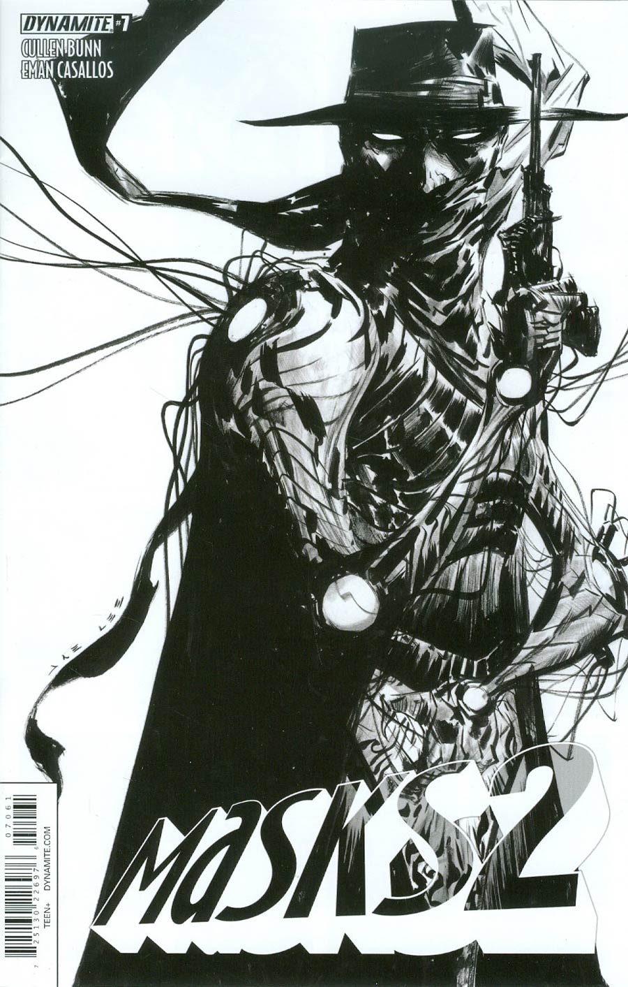 Masks 2 #7 Cover F Incentive Jae Lee Black & White Cover