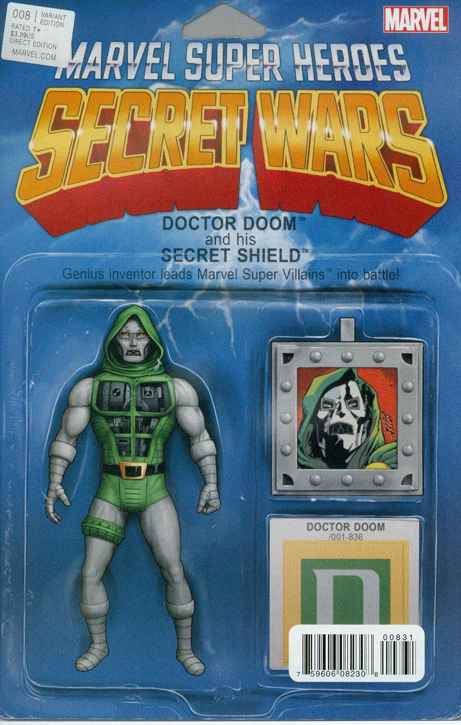 Secret Wars #8 Cover E Variant John Tyler Christopher Action Figure Cover